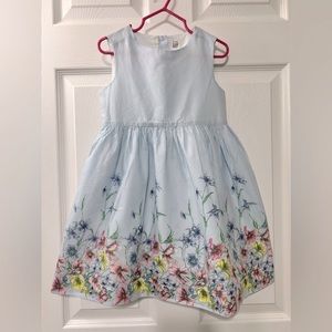EUC Baby Gap Pinstripe & Floral Dress | Size 5T